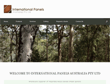Tablet Screenshot of internationalpanels.com.au